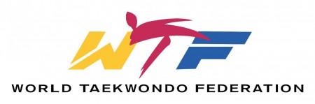 Bandera oficial de la Federacion Mundial de Tae Kwon Do